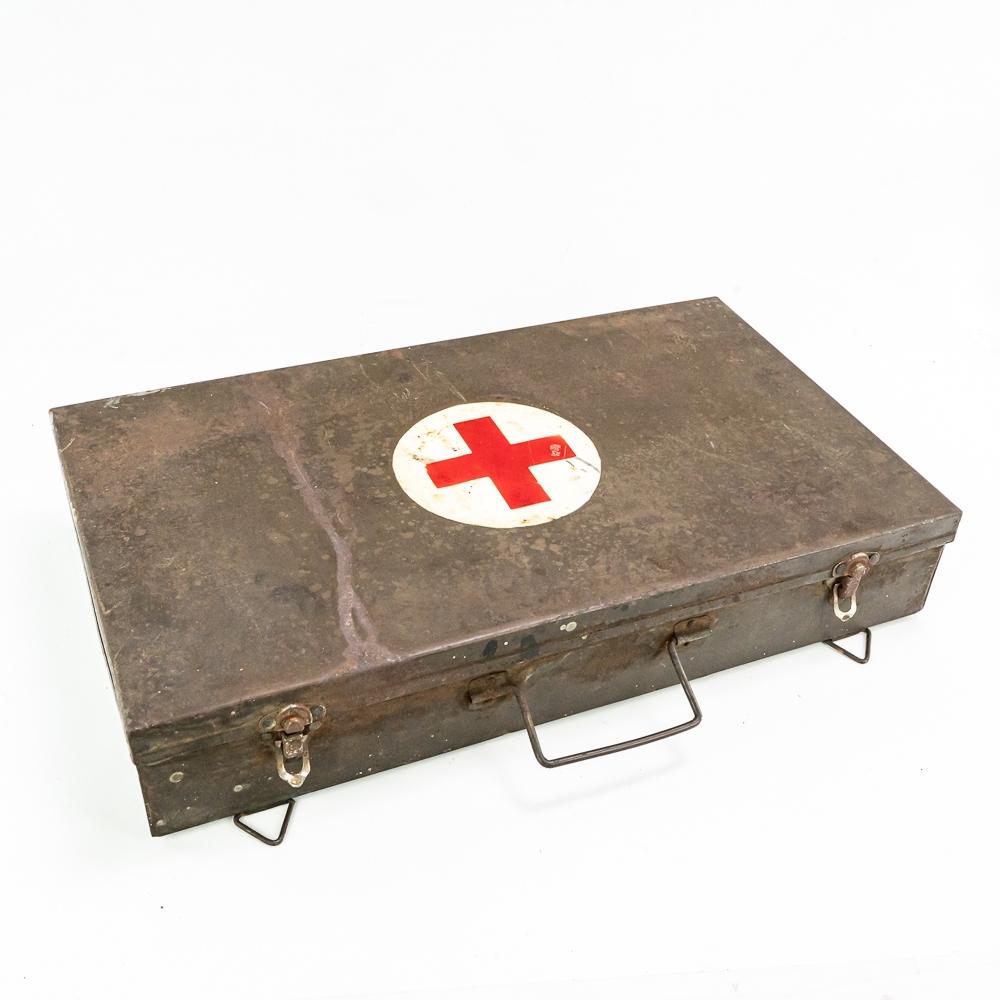 Large First Aid Kit, USS Holland Ashtray, CW map