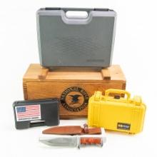 Gun Cases Bowie Knife and NRA Cleaning Tote Crate
