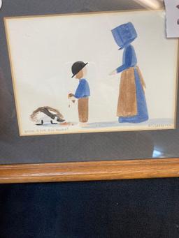 Two Diane Graebner Amish prints signed and numbered