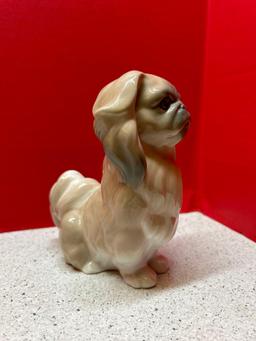 Lladro Pekingese dog figurine 6 inch