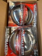 13 chrome front hubcaps