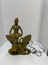 Vintage Lane and Co Van Nuys ballerina, swan lamp