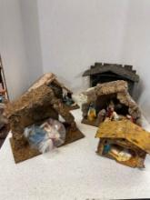 Vintage nativity scenes made in Italy