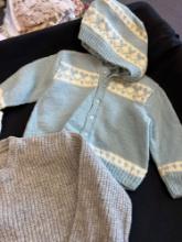 3 vintage child sweaters