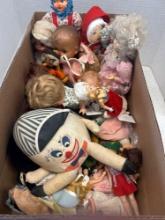 vintage dolls and kids, toys, clothing, and more porcelain cloth, rubber, etc.