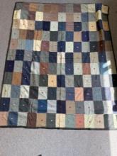 5 vintage quilts 2 are flannel backed