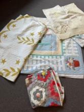 6 antique or vintage handmade quilts