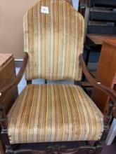 vintage upholstered armchair great condition