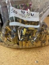 500 .40 S&W brass casings and 28 .30-.06 brass casings