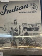 Indian motorcycle news poster 1946