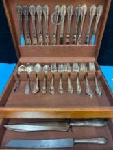 64 Pieces of Towle 1962 sterling silver flatware