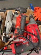 Craftsman drill and Milwaukee circular saw