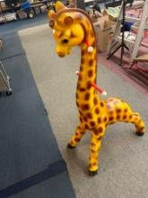Geoffrey giraffe Toys R Us riding toy clothes rack