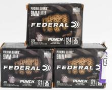 60 Rds Federal Personal Defense 9mm Luger Ammo