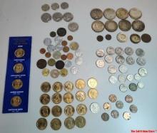 LARGE lot of mixed silver coins, including Morgan and Peace Silver Dollars, Kennedy Halfs & More!