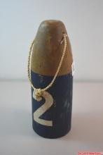 Nautical Decorative Wood Buoy #2 Made In Philippines 14.5" X 5.5"