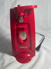 Red Farberware Electric Can Opener