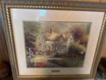 Home is where the Heart is Thomas Kinkade Picture In Frame