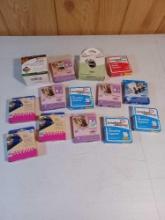 14 Boxes of Glue Dots, Corner Stickers, Sticker Squares, and Mounting Squares