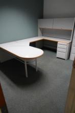 OFFICE CONTENTS, DESK, FILE CABINETS & DRY ERASE BOARD X1