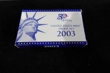 2003 U.S MINT PROOF SET W/BLUE PROOF MINT BOX (X3)