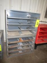 Steel Compartment Box Rack with 8 Drawer Slides