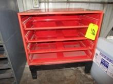 Wurth Steel Compartment Box rack with 4 Drawer Slides