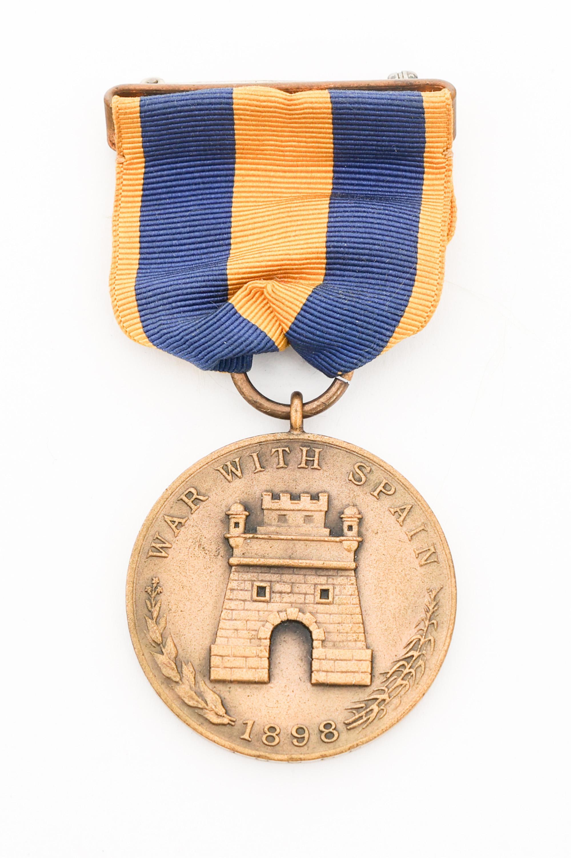 SPAN-AM WAR - WWI MEXICAN BORDER & CAMPAIGN MEDALS