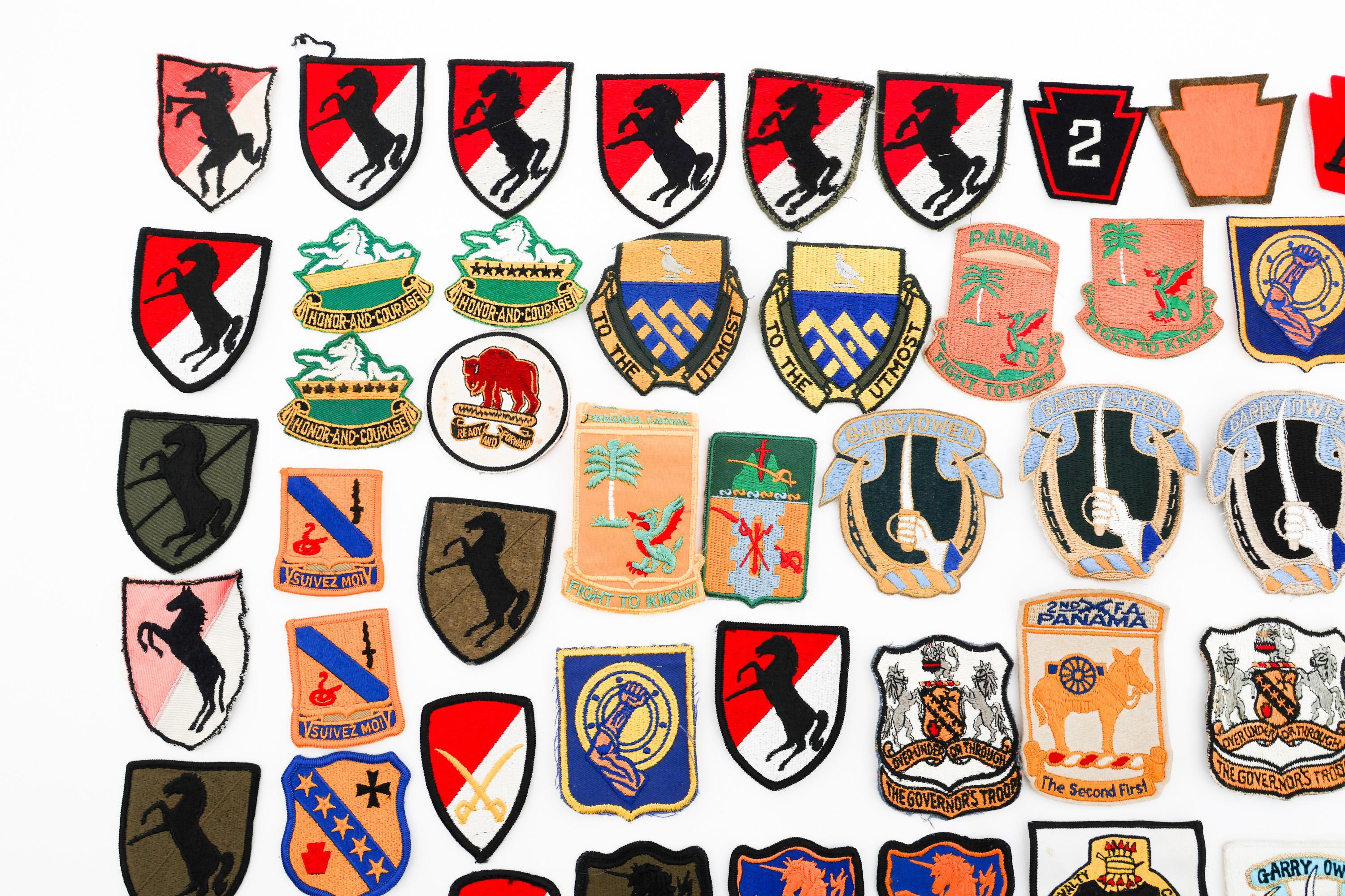 COLD WAR US ARMY CAVALRY UNIT PATCHES