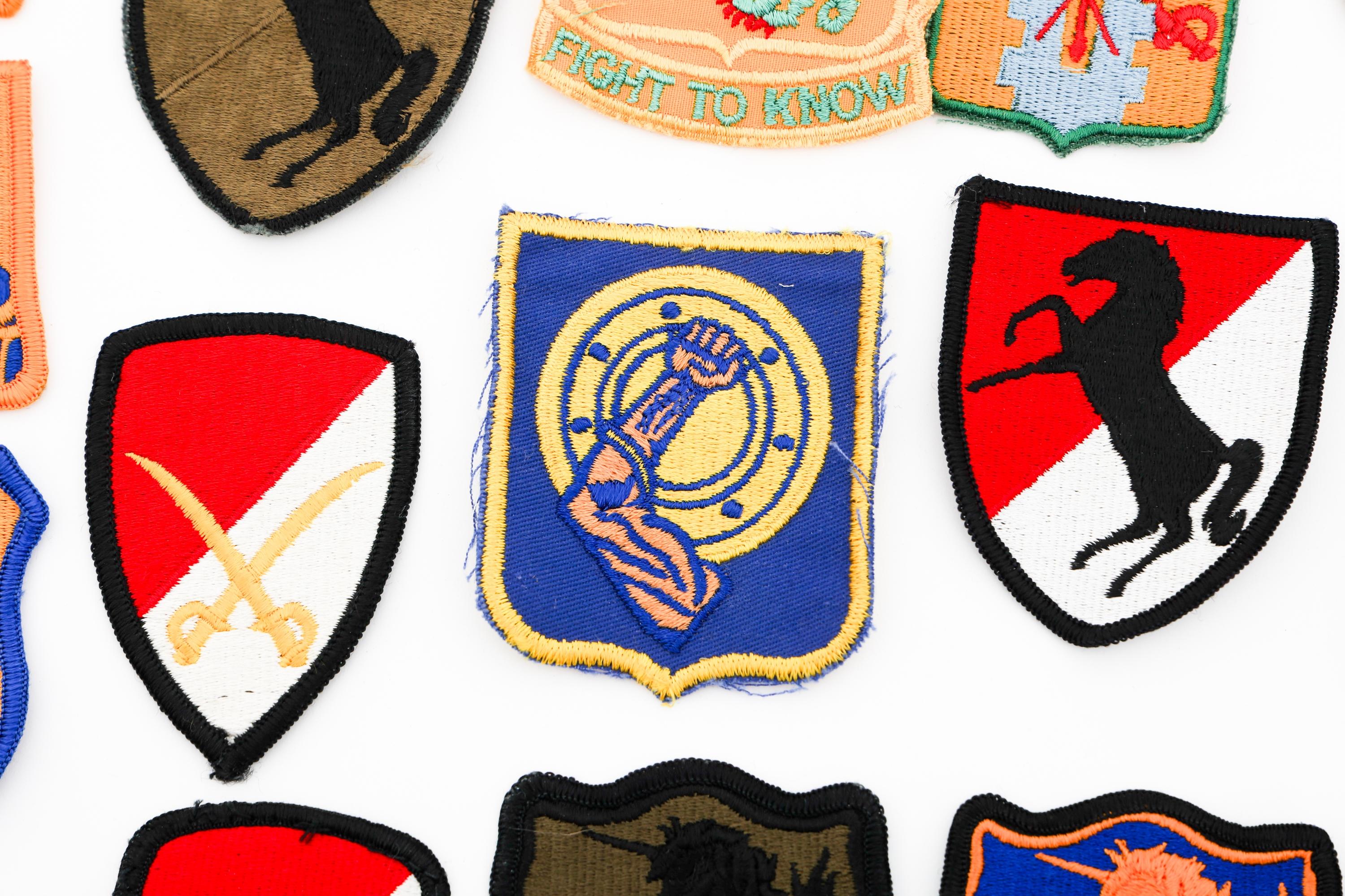COLD WAR US ARMY CAVALRY UNIT PATCHES