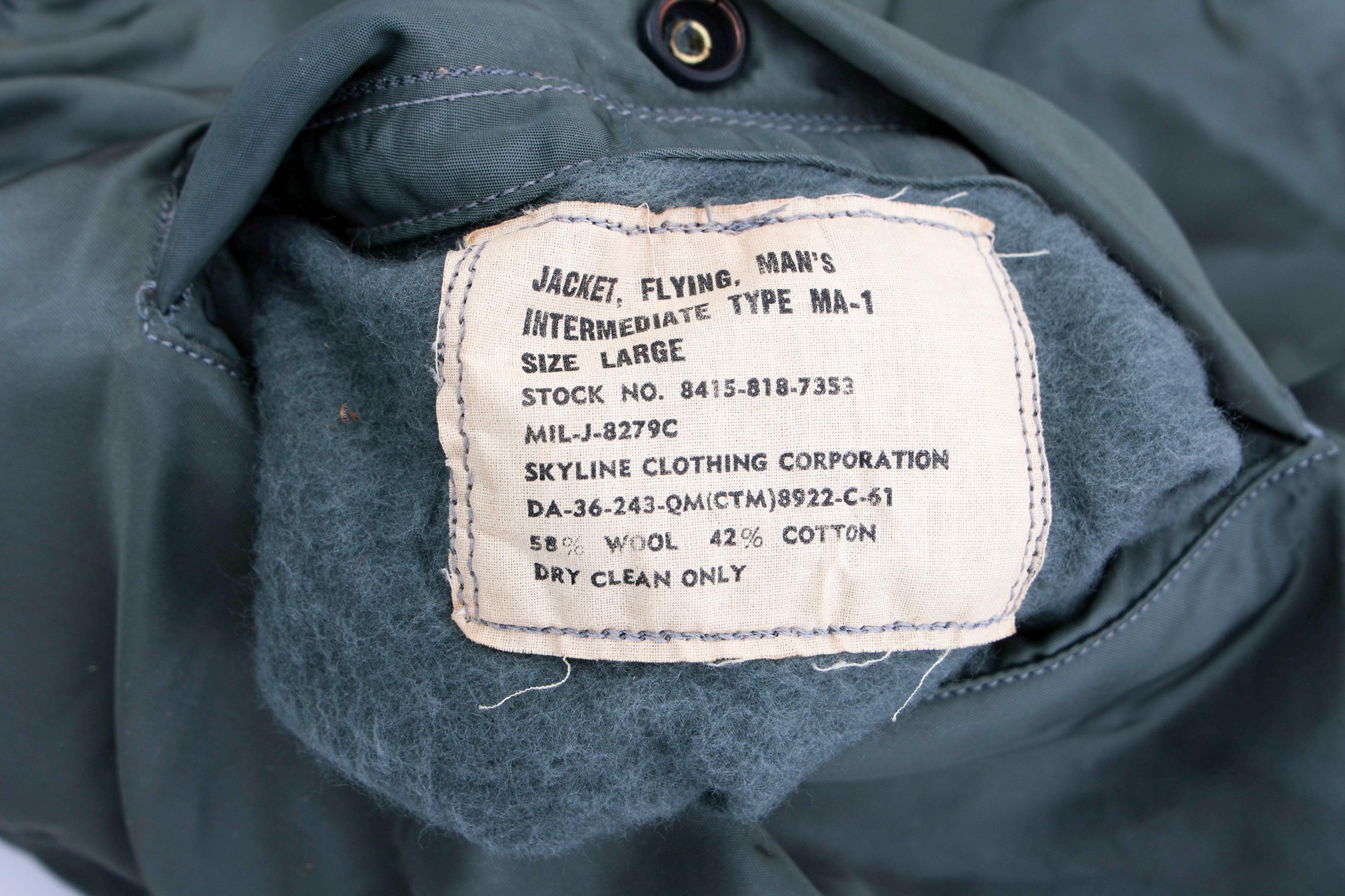 VIETNAM WAR USAF MA-1 PILOT FLIGHT JACKETS