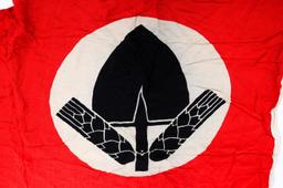 WWII GERMAN RAD PENNANT FLAG