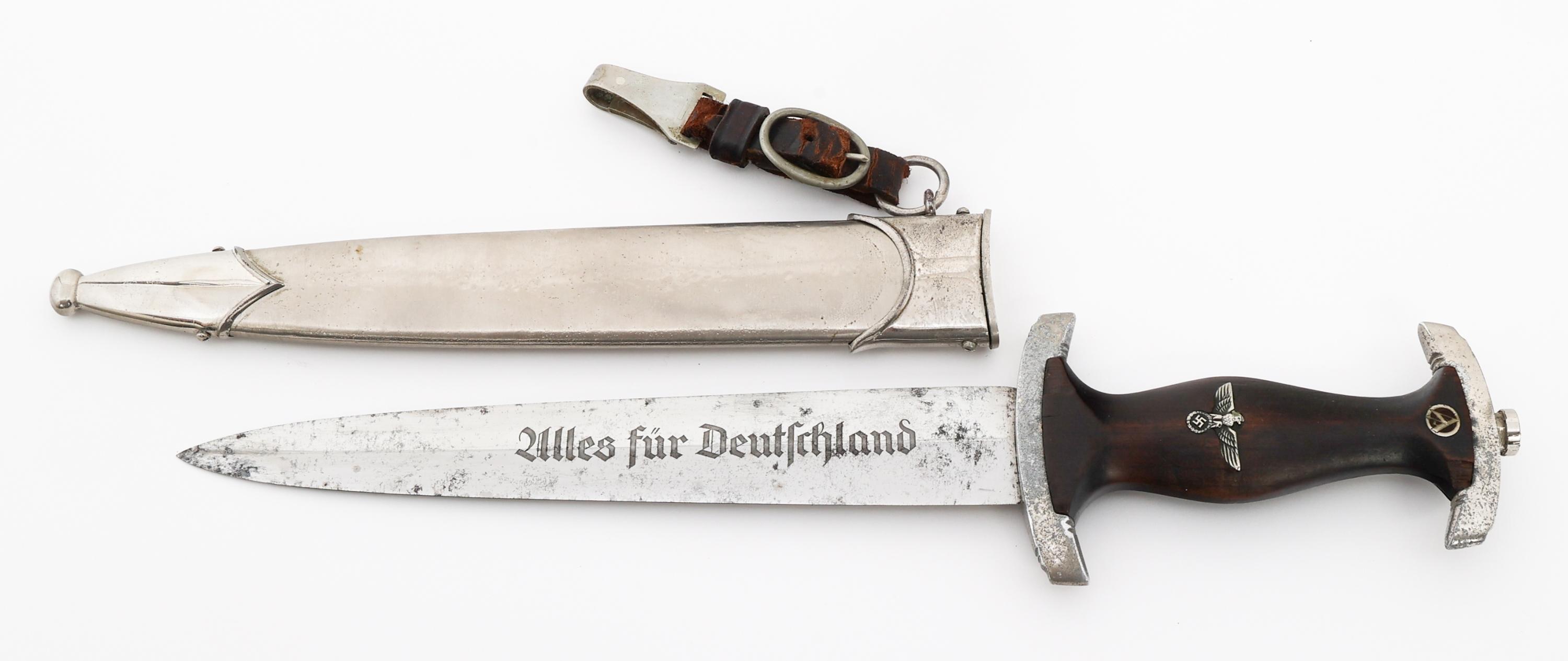 WWII GERMAN SA DRESS DAGGER by RZM M7/1/38