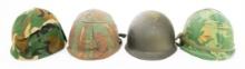 VIETNAM WAR - COLD WAR US & NORWEGIAN M1 HELMETS