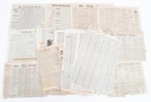 1860's - 1870's US NEWSPAPERS