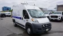 2018 RAM PROMASTER 1500 HIGH ROOF CARGO VAN (136 WB) W/ V6 3.6L GAS ENGINE, LADDER RACK, WORK LIGHT,