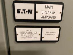 Eaton Ampgard MV Motor Control, Model EDR3000, 4160 V, 60 Hz, 1200 AMP, w/ (4) Eaton Ampgard Medium