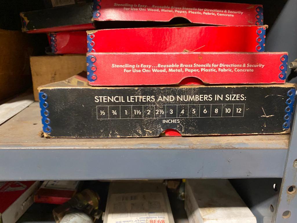 (30) Sections of Shelving & Contents of Pulleys, Flanges, Bearing Pillow Blocks, Assorted Plumbing,