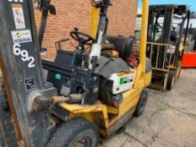 TCM 5,000 LB. Capacity Forklift, Model FG25N4T, S/N A26W50681, LPG, 3-Stage Mast, 48" Forks, 189"