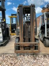 2011 Yale 5,000 LB. Capacity Forklift, Model GLP050, S/N B875V07575J, LPG, 3-Stage Mast, 188" Max.