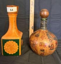 Handmade Leather Decanters