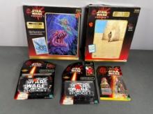 Group of Star Wars Puzzles and Toys