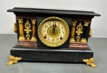 Antique E. Ingraham Eastlake Style Mantel Clock