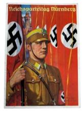 Nazi German Propaganda Postcard 1937 Reich Party Day Nuremberg