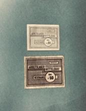 WWII Nazi German Camp Scrip / Currency for Mittelbau-Dora Forced labor & Concentration Camp Complex