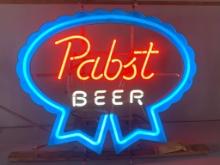 New Old Stock Pabst Beer Sign in Original Box Works