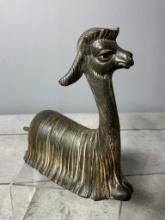 Signed Anthony Freeman McFarlin Art Pottery Sculpture of a Llama