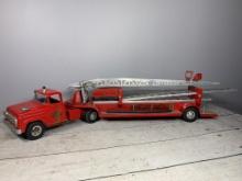 Vintage Tonka Toys Aerial Ladder Fire Truck