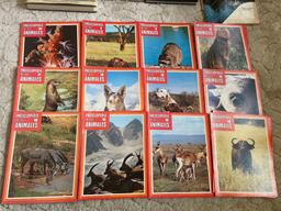 Large Lot of World Atlases, Road Atlases, Assorted Animal Encyclopedias