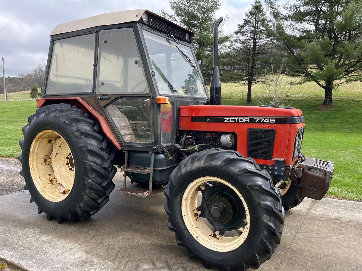 Zetor 7745 Cab 4x4 Tractor